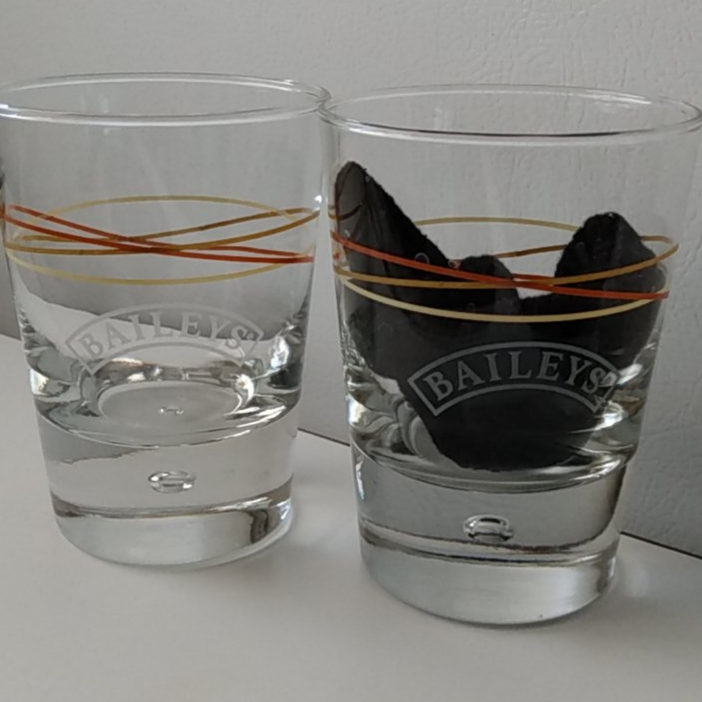 Bailey's Irish Cream Liqueur Glasses- a Pair